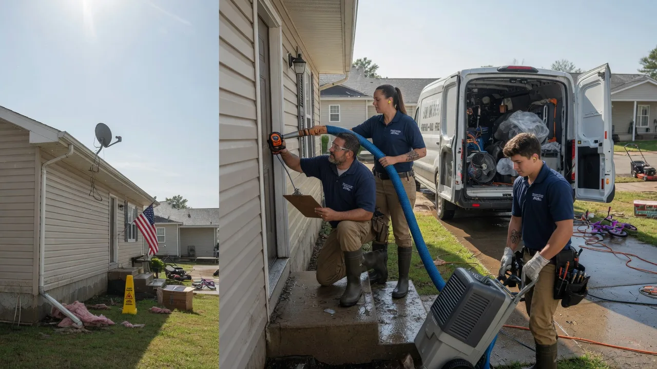 Ceiling Water Damage Restoration in Mulberry, IN near me